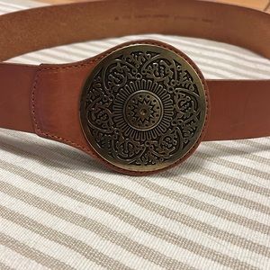 Medalian Leather Belt